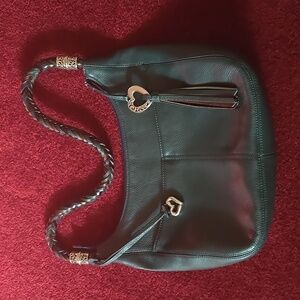 Brighton hunter green Barbados handbag.